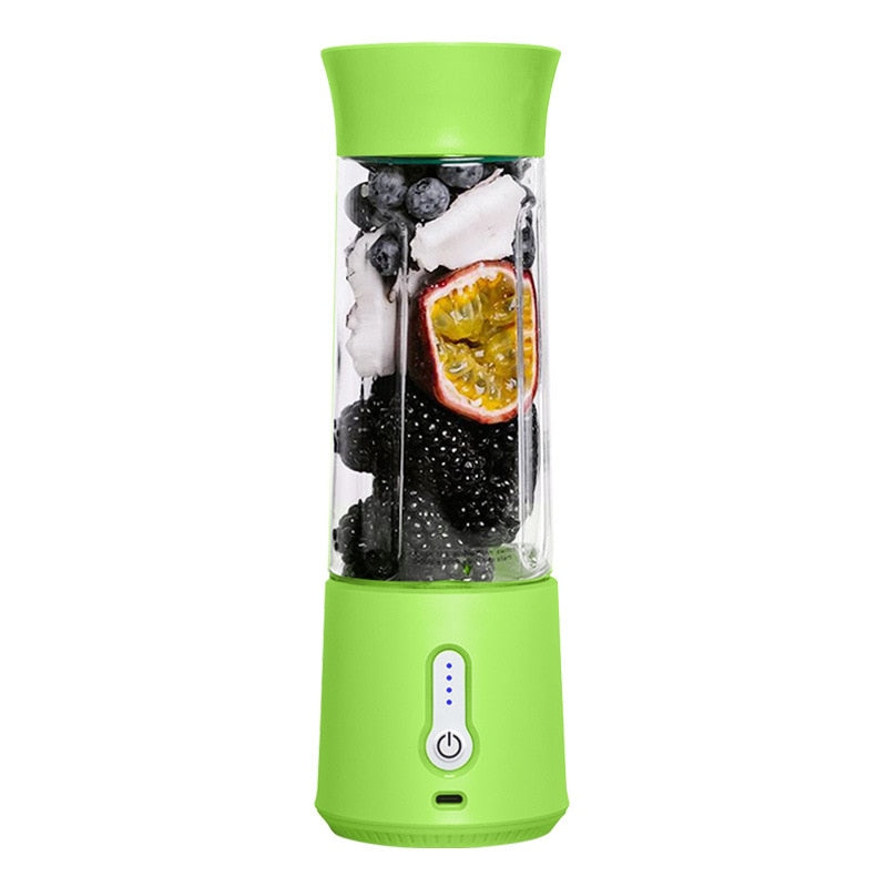 Portable Fresh Juicer Blender, Usb Rechargeable, Battery Waterproof Wireless