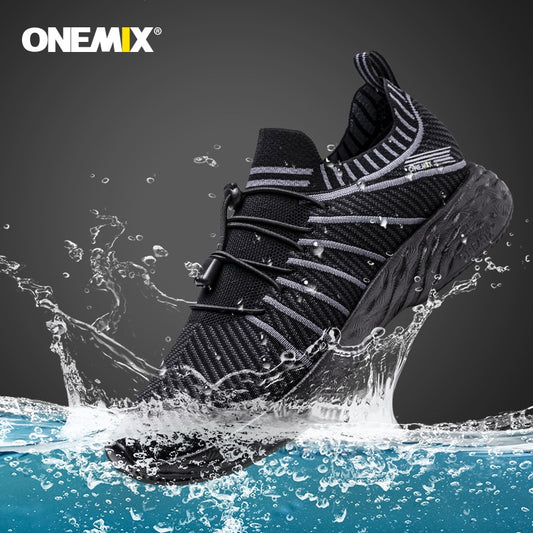 ONEMIX 2023 NEW Sale Running Shoes for Men Waterproof Breathable Training Sneakers Unisex